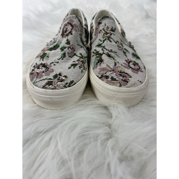 Vans Classic Slip On Floral Tapestry Sneaker Shoes Womens Size 8.5 New No Box - Picture 8 of 9